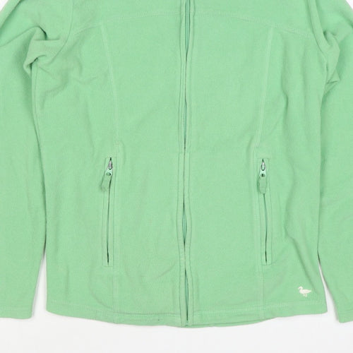 Country Rose Women’s Green M Fleece Full Zip Outdoor Jacket