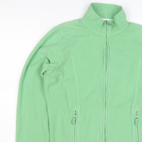 Country Rose Women’s Green M Fleece Full Zip Outdoor Jacket