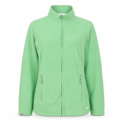 Country Rose Women’s Green M Fleece Full Zip Outdoor Jacket