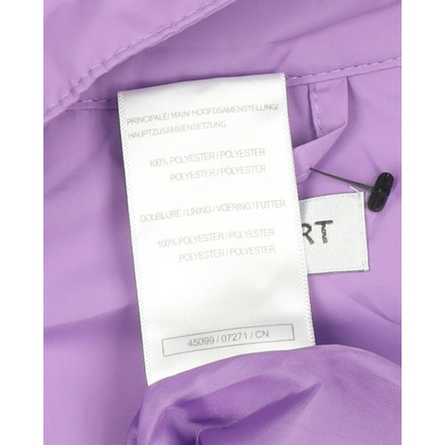Damart Women’s Purple UK 18 Hooded Rain Jacket Zip Pockets