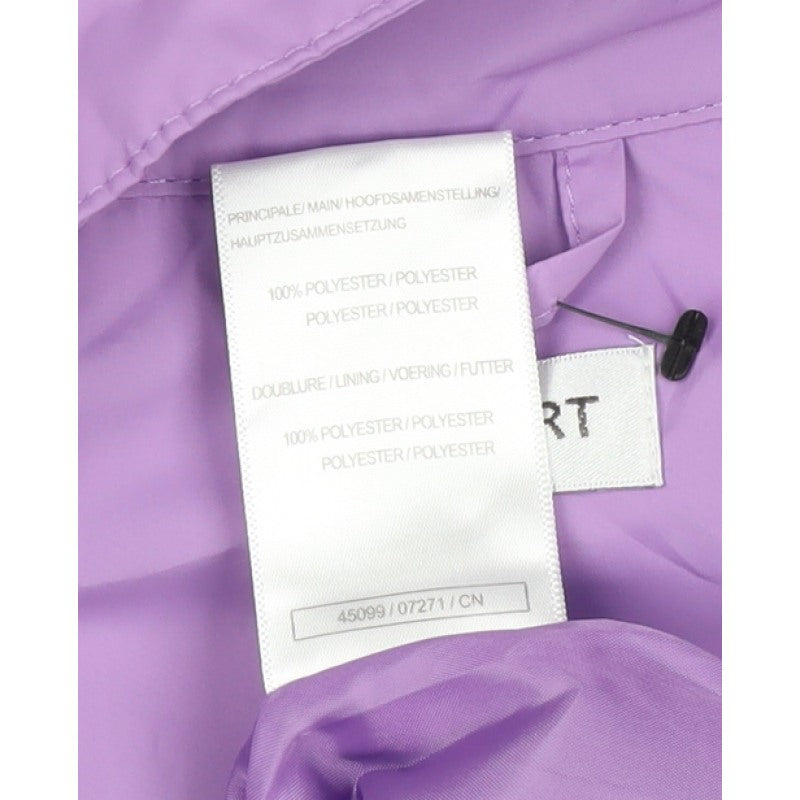Damart Women’s Purple UK 18 Hooded Rain Jacket Zip Pockets