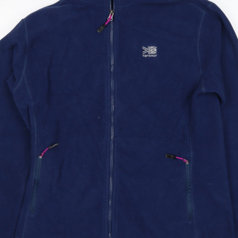 Karrimor Women’s Blue UK 14 Fleece Jacket Full Zip Outdoor