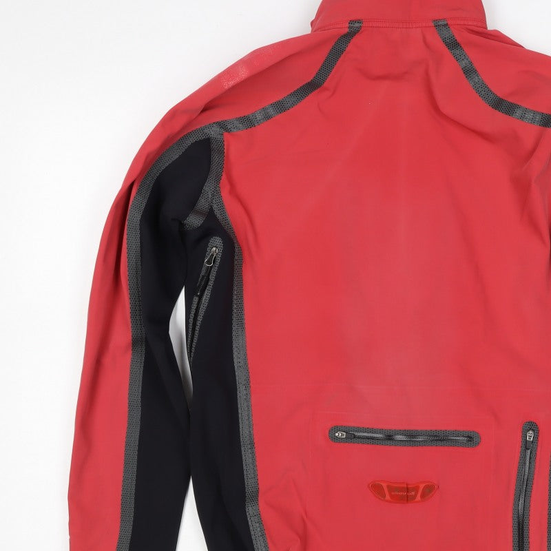 Endura Men’s Red Black M Cycling Windbreaker Full Zip Jacket