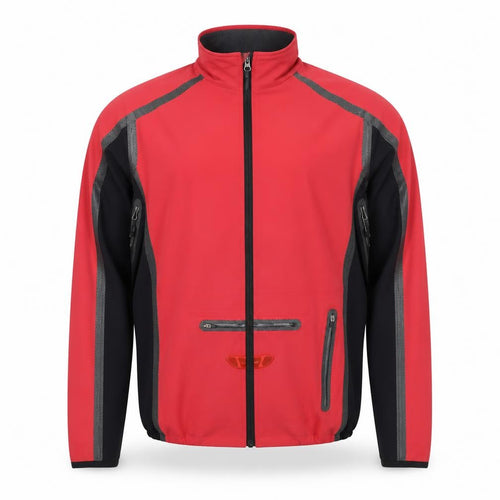 Endura Men’s Red Black M Cycling Windbreaker Full Zip Jacket