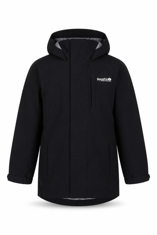 Regatta Boys Black 3-4 Years Hooded ISOtex Waterproof Softshell Jacket
