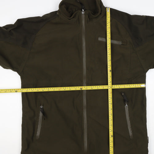 Seeland Men’s Green Size 54 Soft Shell Hunting Jacket Full Zip Pockets