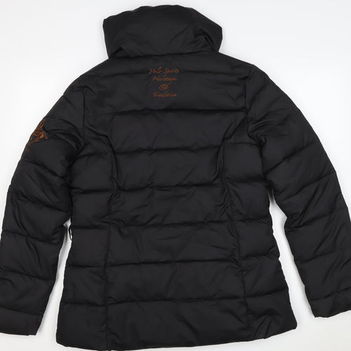 HV Polo Society Women’s Black XL Hooded Fur Trim Puffer Jacket