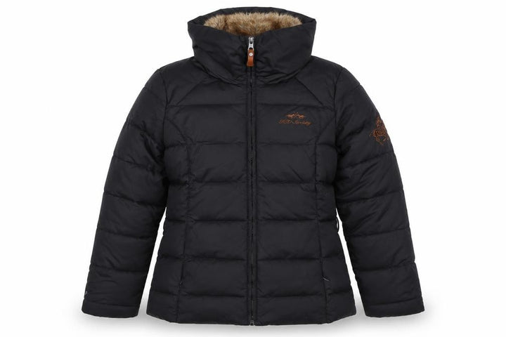 HV Polo Society Women’s Black XL Hooded Fur Trim Puffer Jacket