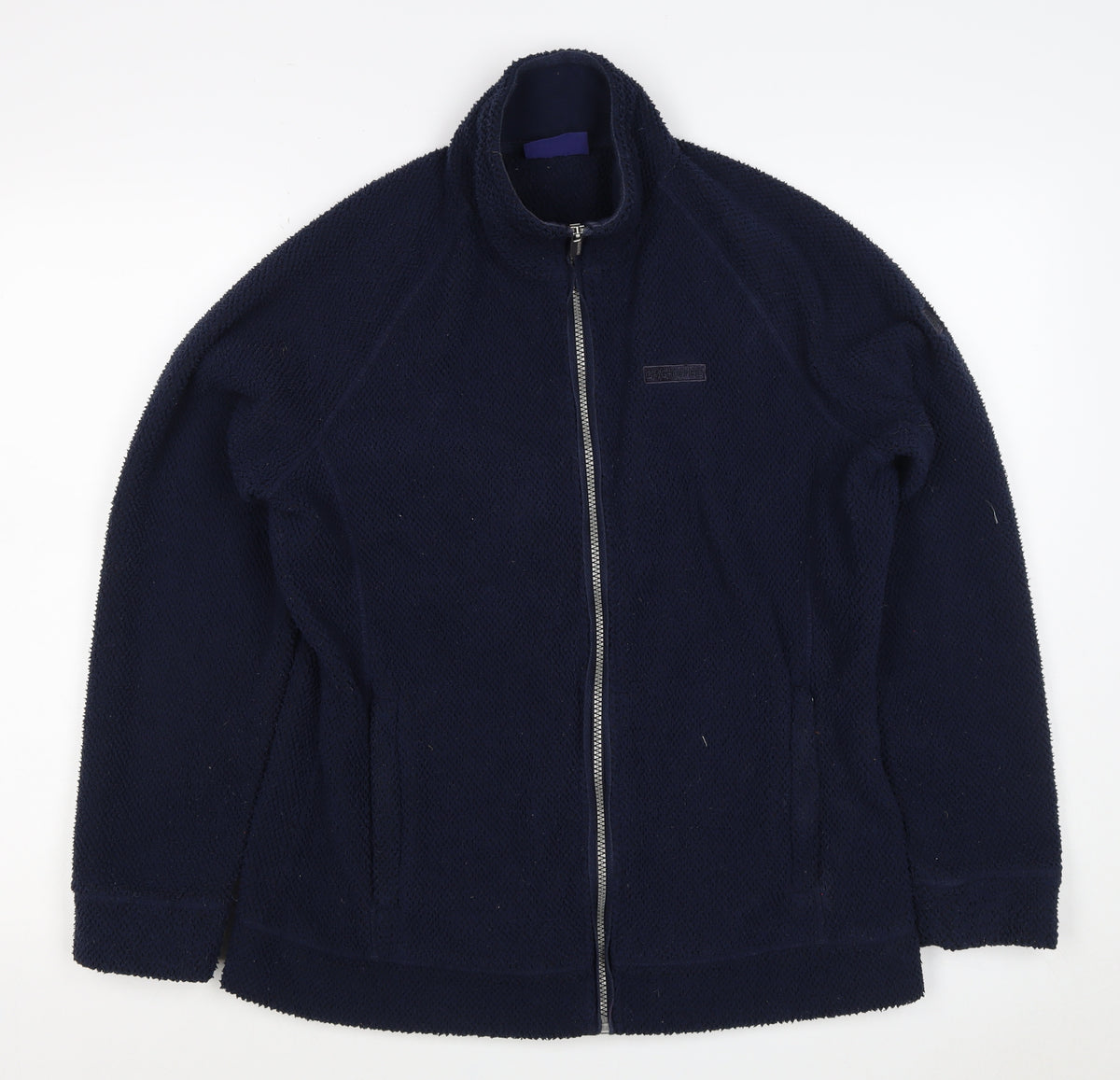 Back view of Craghoppers Women's Navy UK 14 Fleece Full Zip Jacket Collared