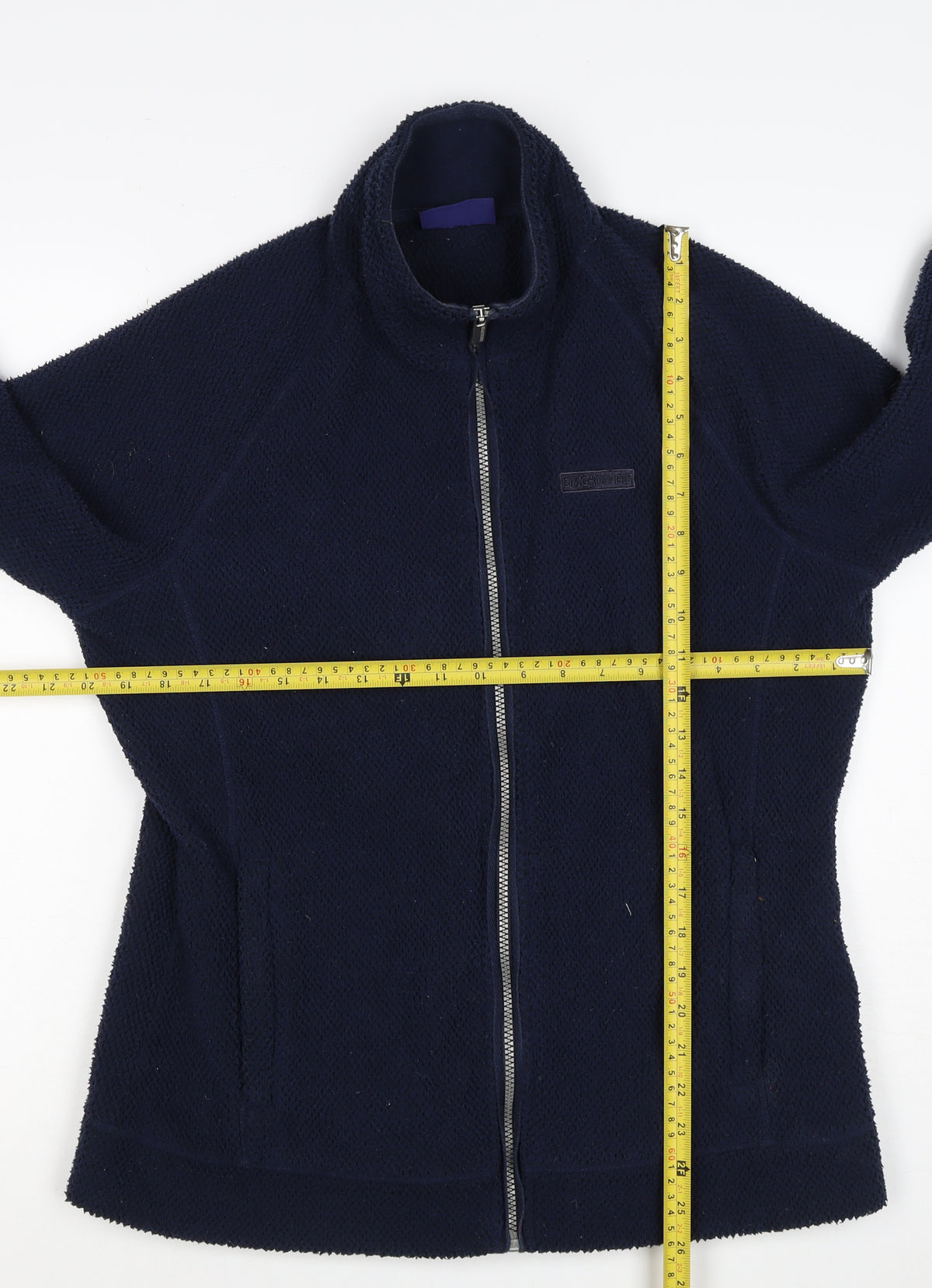 Brand and care label for Craghoppers Women's Navy UK 14 Fleece Full Zip Jacket Collared