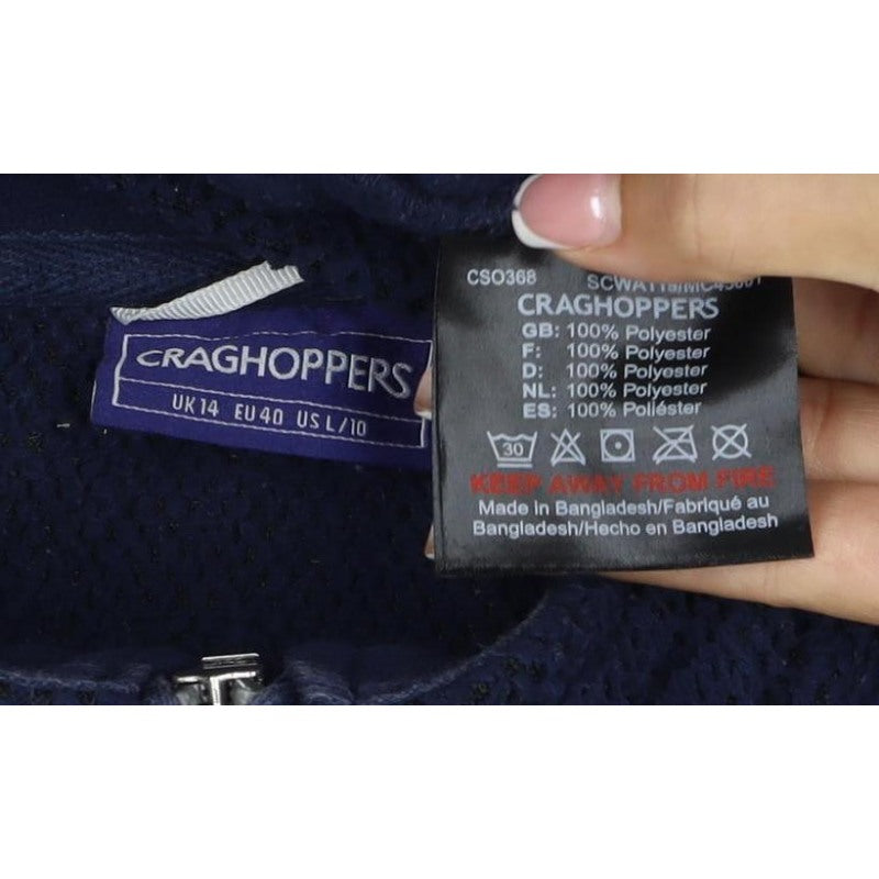 Additional view of Craghoppers Women's Navy UK 14 Fleece Full Zip Jacket Collared