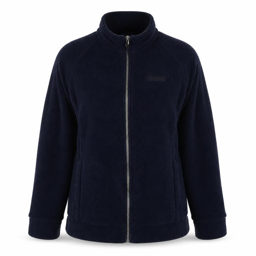Front view of Craghoppers Women's Navy UK 14 Fleece Full Zip Jacket Collared