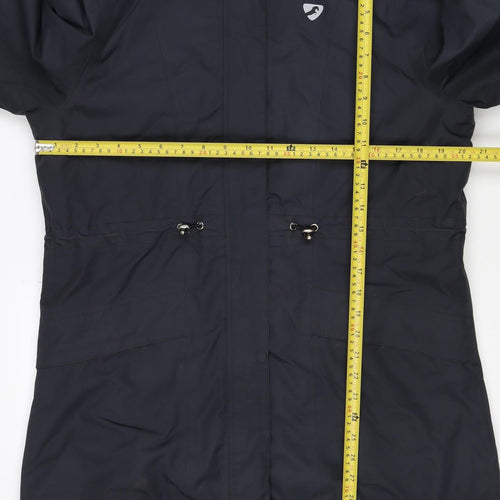 Aubrion Women's Blue UK 14 Long Parka Faux Fur Hooded Coat