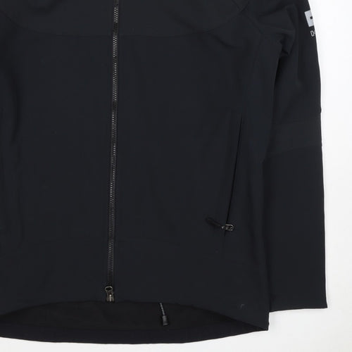 HiMountain Men's Black M Softshell Windproof Full Zip Hiking Jacket