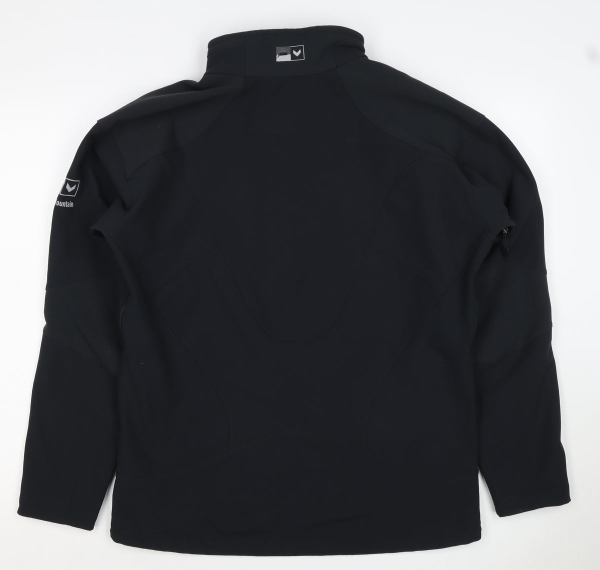 HiMountain Men's Black M Softshell Windproof Full Zip Hiking Jacket
