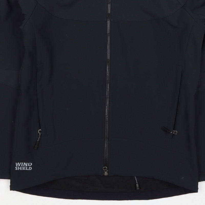 HiMountain Men's Black M Softshell Windproof Full Zip Hiking Jacket