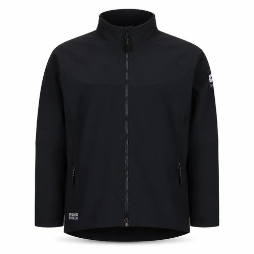 HiMountain Men's Black M Softshell Windproof Full Zip Hiking Jacket