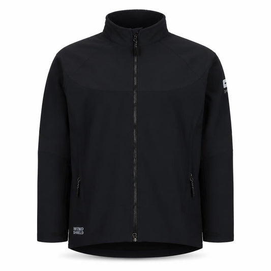 HiMountain Men's Black M Softshell Windproof Full Zip Hiking Jacket