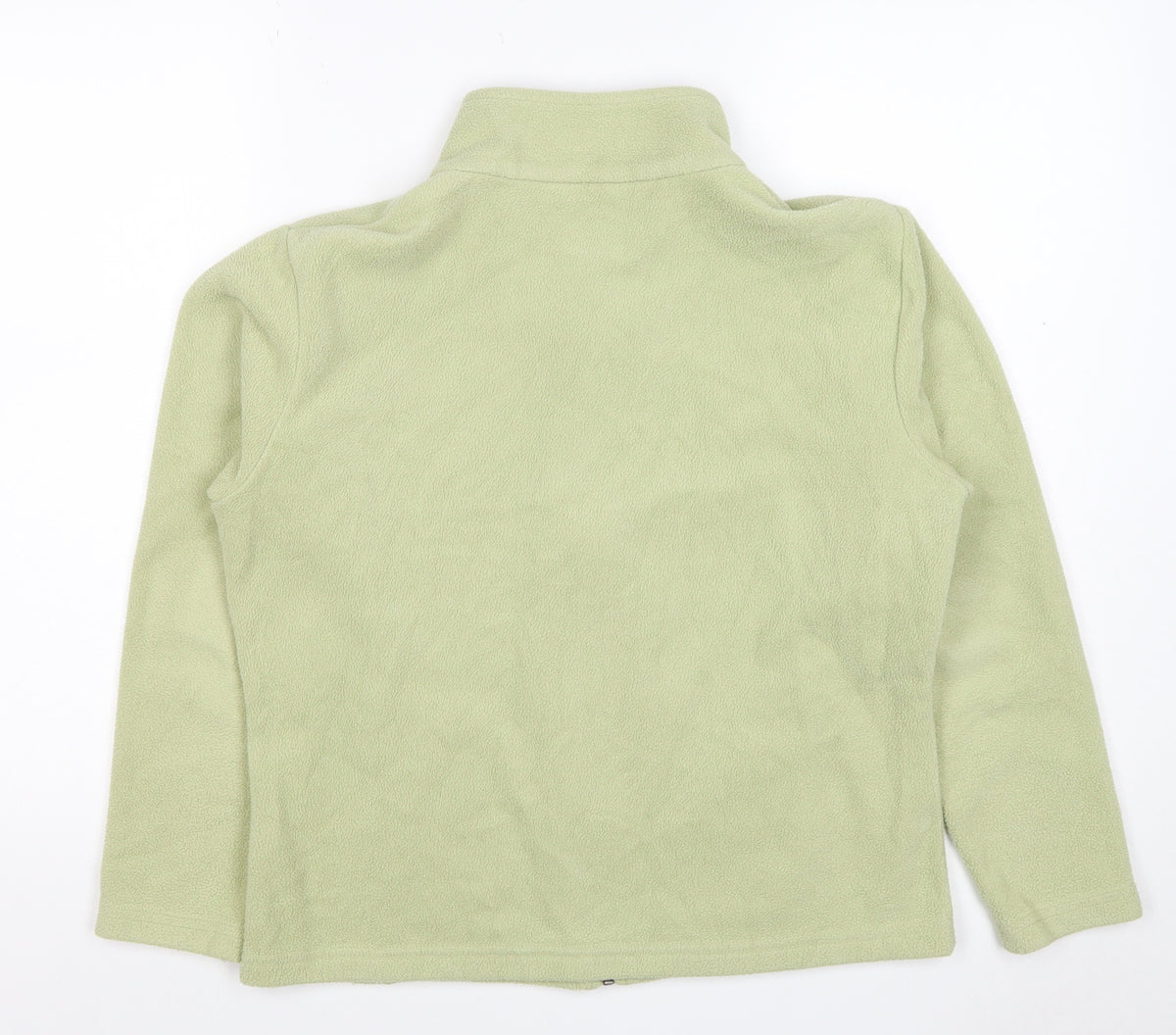 Marks & Spencer Women Green UK 16 Fleece Full Zip Jacket Pockets