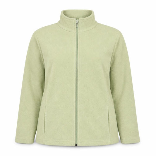 Marks & Spencer Women Green UK 16 Fleece Full Zip Jacket Pockets