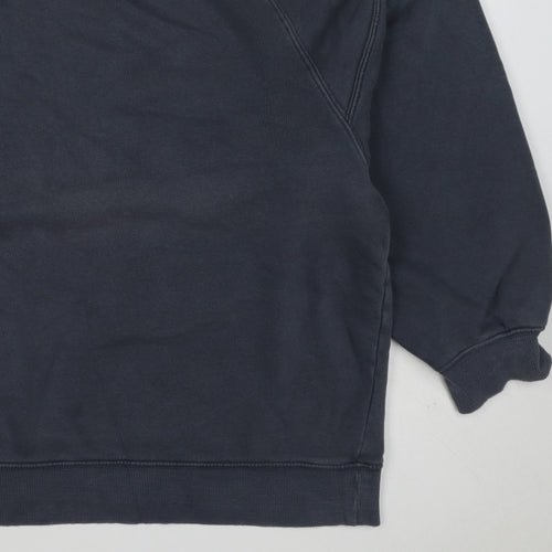 Pull&Bear Women’s Grey M Crew Neck Raglan Pullover Sweatshirt