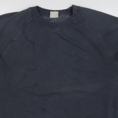 Pull&Bear Women’s Grey M Crew Neck Raglan Pullover Sweatshirt