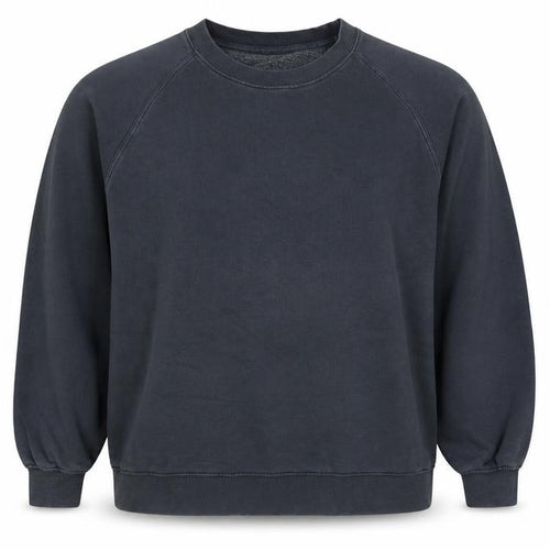 Pull&Bear Women’s Grey M Crew Neck Raglan Pullover Sweatshirt