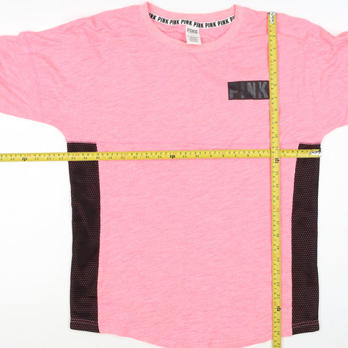 Victoria's Secret PINK Women's Pink S Petite Pullover Logo Sweatshirt
