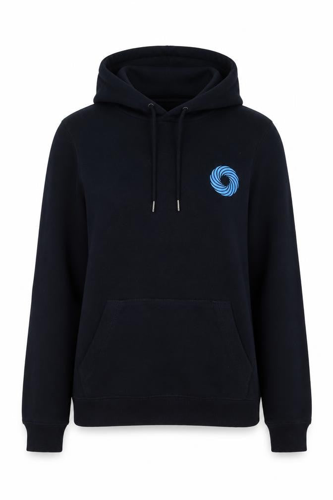 Front view of TOG24 Women’s Black UK 8 Pullover Hoodie Logo Pockets