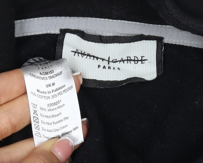 Additional view of Avant Garde Paris Men’s Black M Pullover Hoodie Graphic Logo