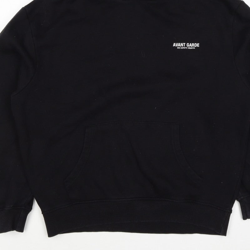 Additional view of Avant Garde Paris Men’s Black M Pullover Hoodie Graphic Logo