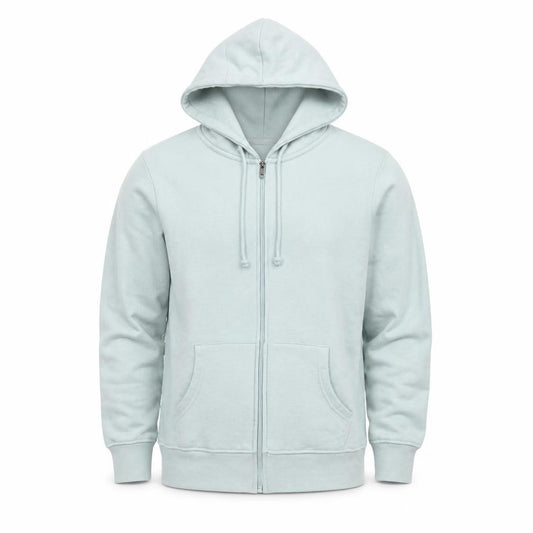 Yorkshire Trading Co. Men’s Grey M Full Zip Hooded Fleece Hoodie