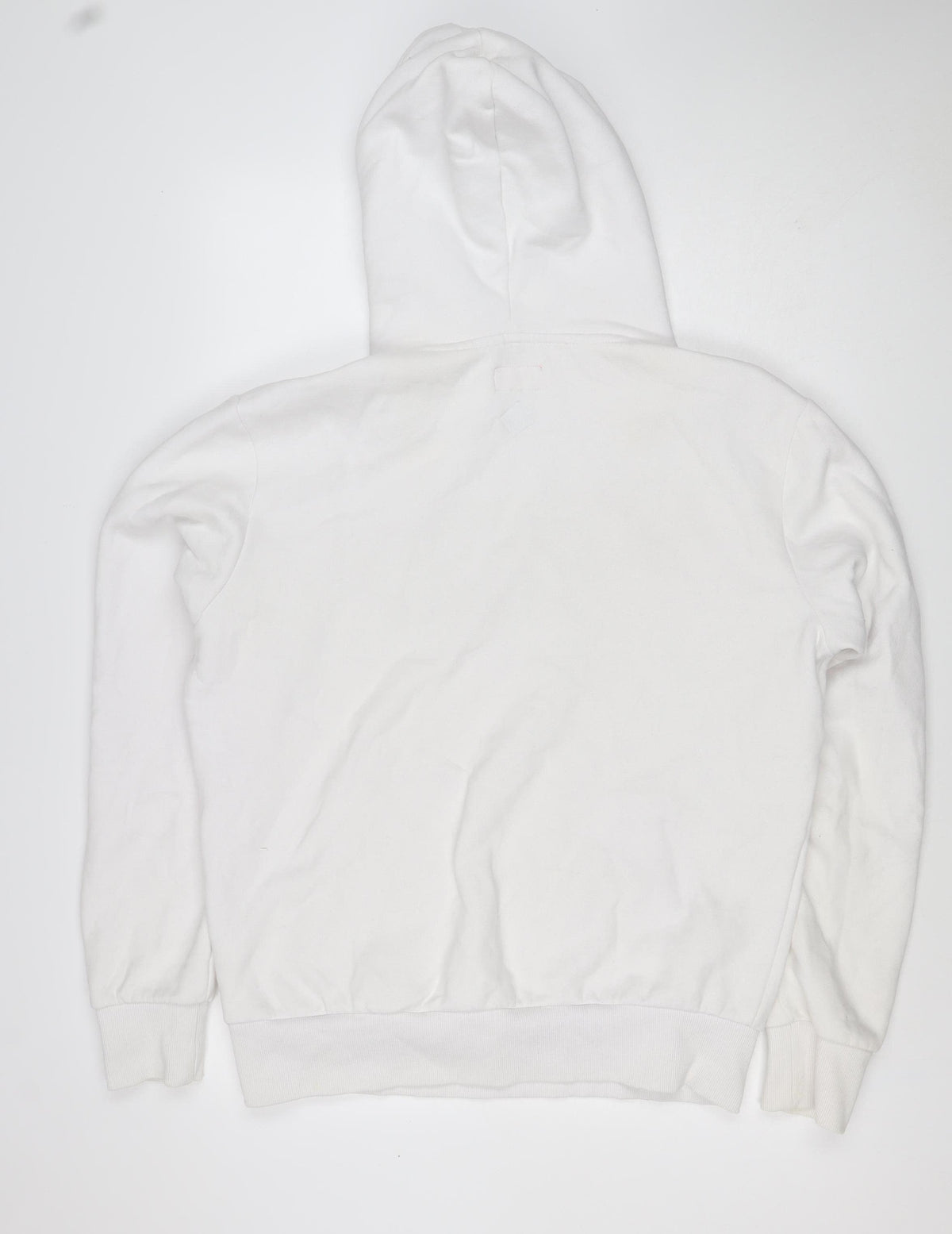 Superdry Men’s White XL Pullover Hoodie Red Athletics Logo Graphic