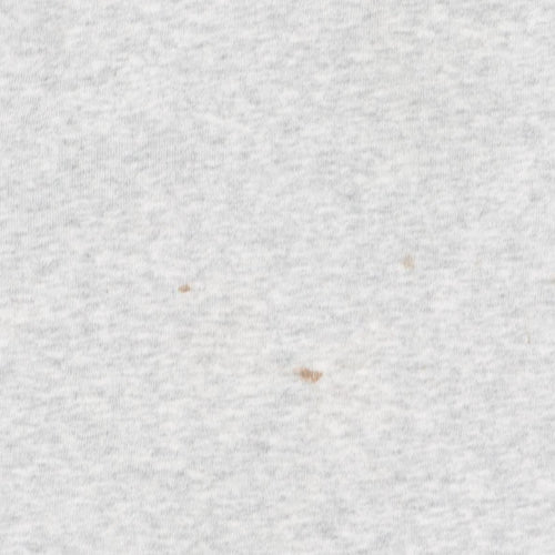 Nike Men's Grey S Pullover Hoodie Logo Pocket Cotton Blend