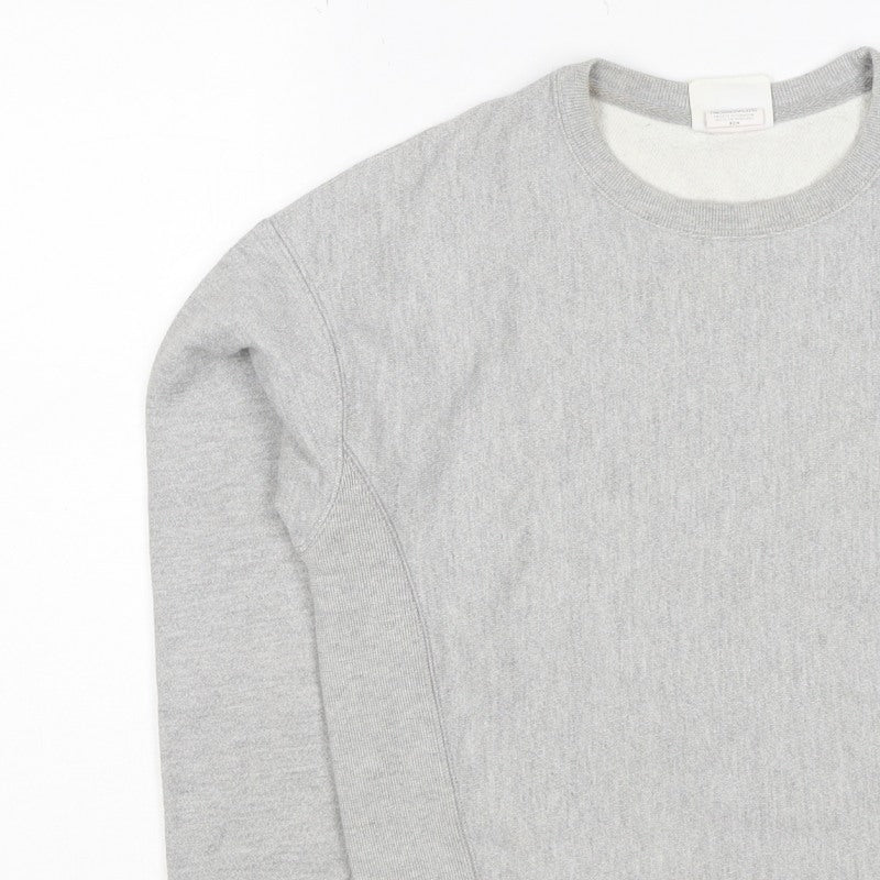 Champion Women Grey XS Reverse Weave Logo Crew Neck Pullover Sweatshirt