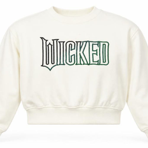 Wicked Girls Ivory Embroidered Logo Pullover Jumper 11-12 Years