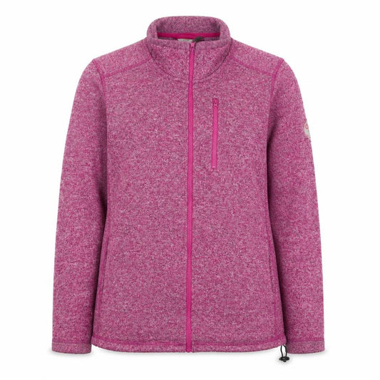 Cotton Traders Women’s Pink M Fleece Full Zip Collared Jacket