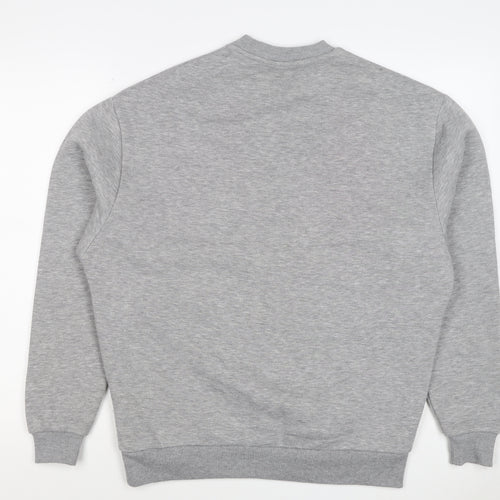 ASOS Design Men’s Grey XS Crew Neck Fleece Pullover Sweatshirt