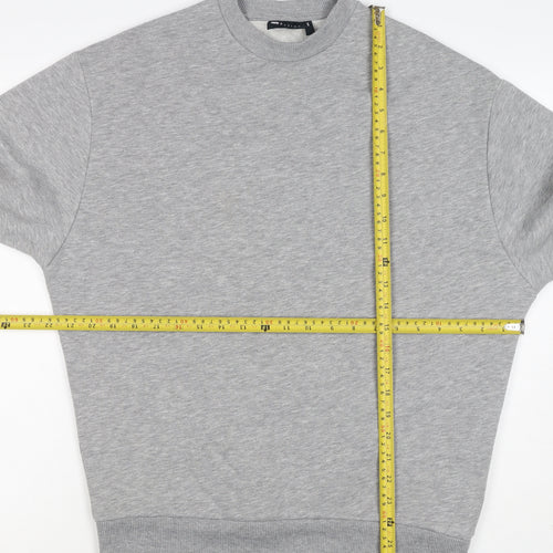 ASOS Design Men’s Grey XS Crew Neck Fleece Pullover Sweatshirt