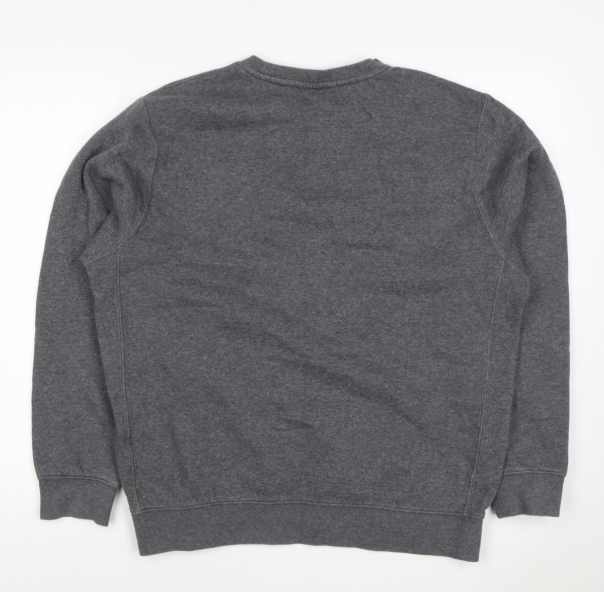 Nike Men’s Grey M Pullover Crew Neck Logo Sweatshirt