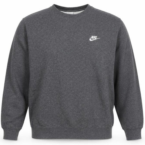 Nike Men’s Grey M Pullover Crew Neck Logo Sweatshirt