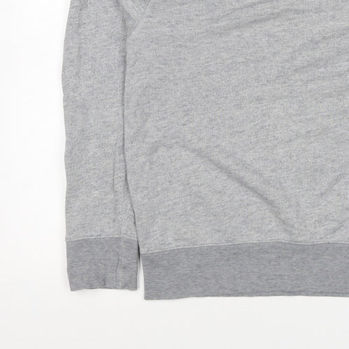 H&M Edition Men’s Grey M Crew Neck Cotton Silk Pullover Sweatshirt
