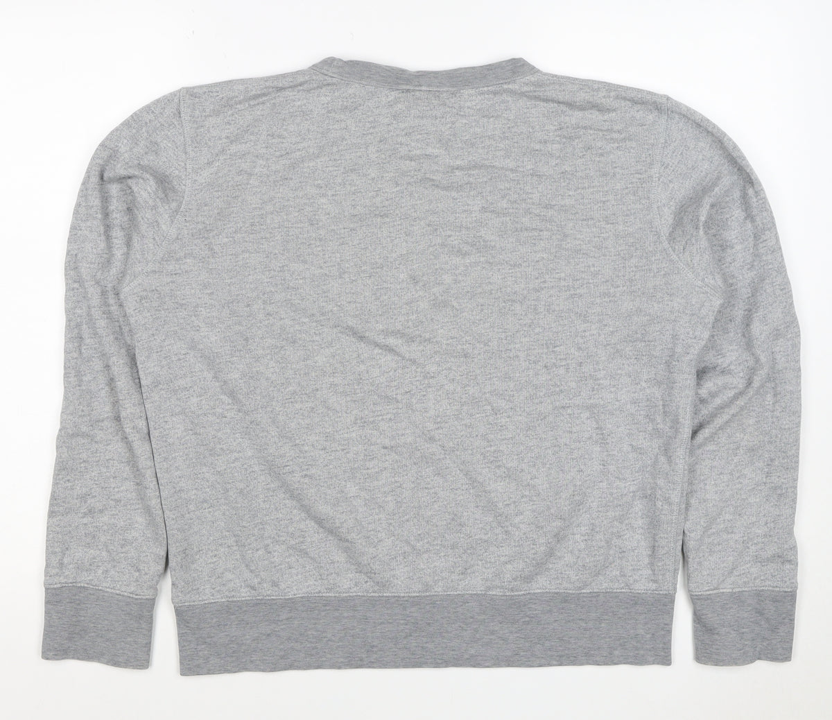H&M Edition Men’s Grey M Crew Neck Cotton Silk Pullover Sweatshirt