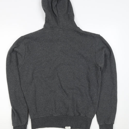 Ellesse Men’s Grey Small Full Zip Logo Hoodie Sports Fleece