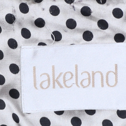 Lakeland Women Beige UK 16 Belted Hooded Rain Jacket Mid-Length