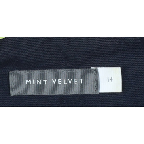 Mint Velvet Women’s Blue UK 14 Hooded Parka Cotton Jacket
