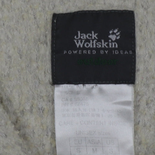Jack Wolfskin Unisex Ivory S 1/4 Zip Fleece Sweatshirt Hiking