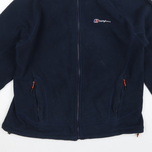 Berghaus Men’s Blue L Fleece Full Zip Outdoor Hiking Jacket