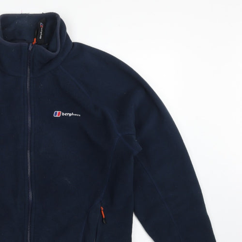 Berghaus Men’s Blue L Fleece Full Zip Outdoor Hiking Jacket