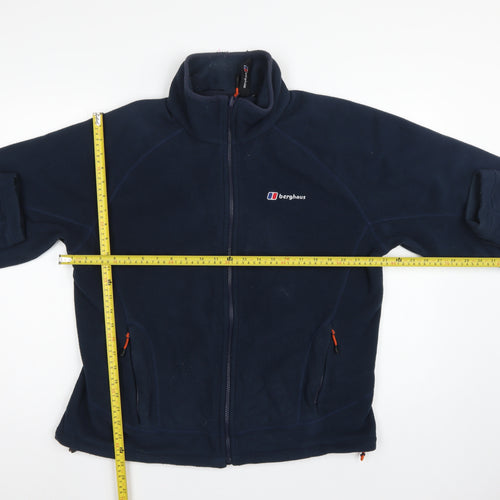 Berghaus Men’s Blue L Fleece Full Zip Outdoor Hiking Jacket